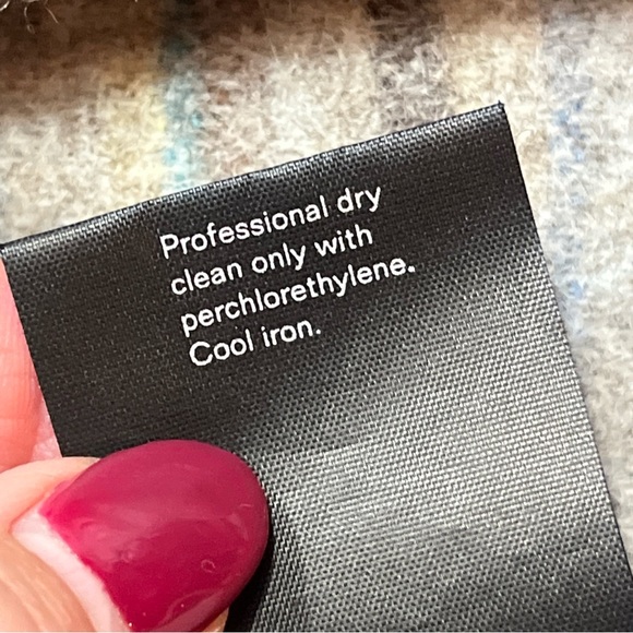 Christina Chiti WOOL shawl SCARF Tan Blue Cream STRIPED SHAWL fringe Wrap 17x65” - Picture 7 of 16